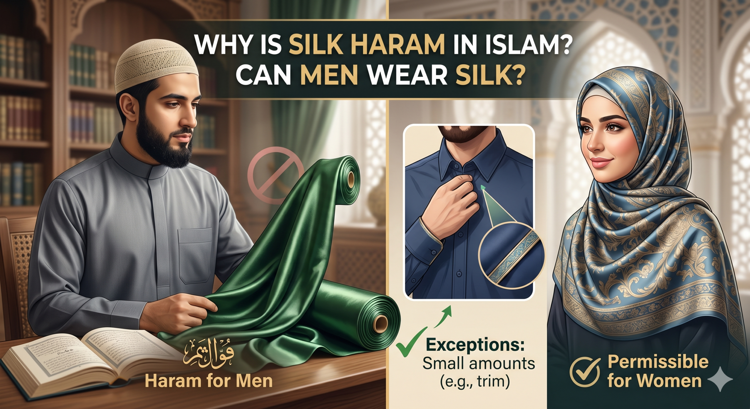 Is Silk Haram In Islam For Women Or Men?